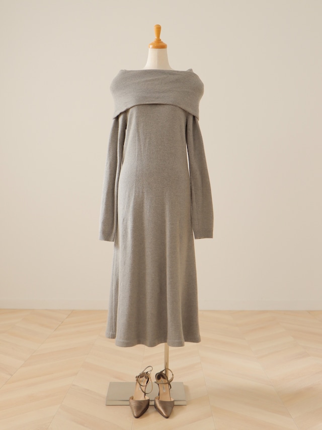 ●RALPH LAUREN cashmere 100% knitted dress
