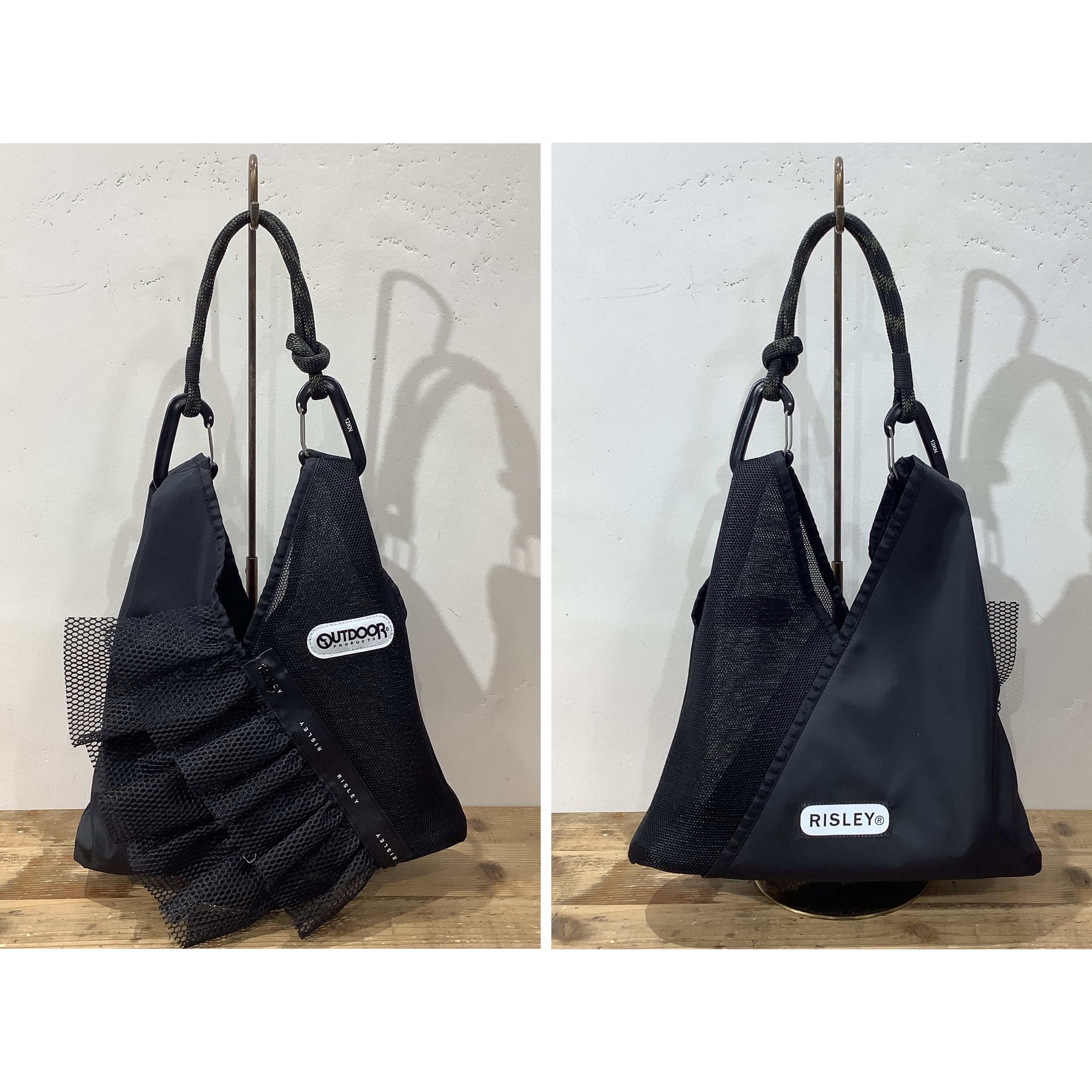 RISLEY×OUTDOOR(リズレイ×アウトドア)】トライアングルフリルメッシュ
