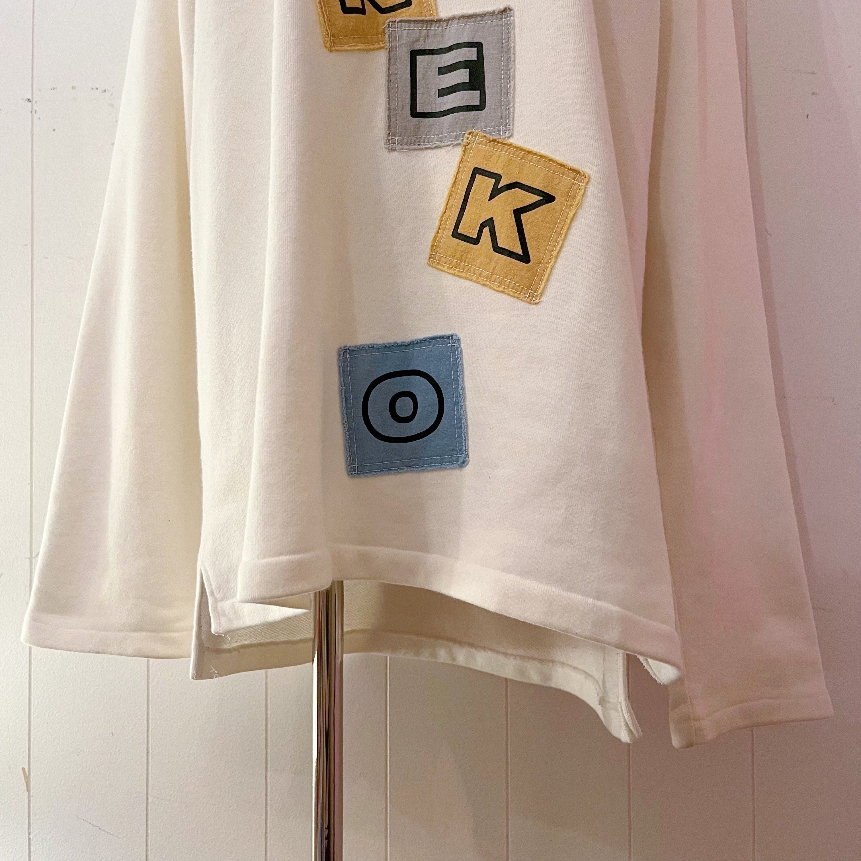 KANEKO ISAO / white hoodie sweat