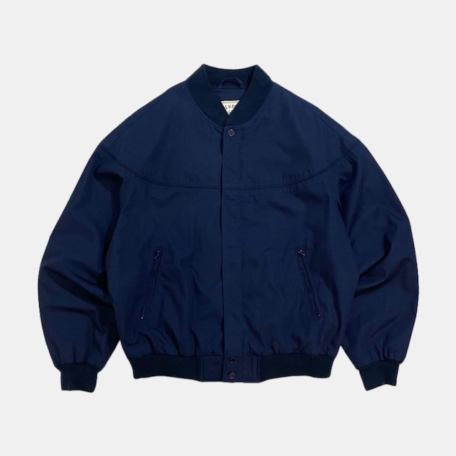 USED ABERDEEN COLLECTION, cup shoulder jacket - dark navy