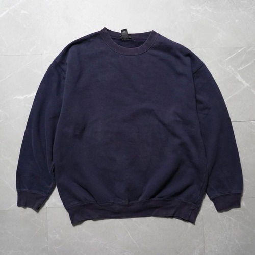 ST.JOHN’S BAY　Plain Sweatshirts 00s XL size "Two Tone Color" セントジョンズベイ　00s スウェット　XLサイズ　ツートン　ナス紺　無地