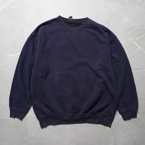 ST.JOHN’S BAY Plain Sweatshirts 00s XL size "Two Tone Color" セントジョンズベイ 00s スウェット XLサイズ ツートン ナス紺 無地 ST.JOHN’S BAY Plain Sweatshirts 00s XL size "Two Tone Color" セントジョンズベイ 00s スウェット XLサイズ ツートン ナス紺 無地