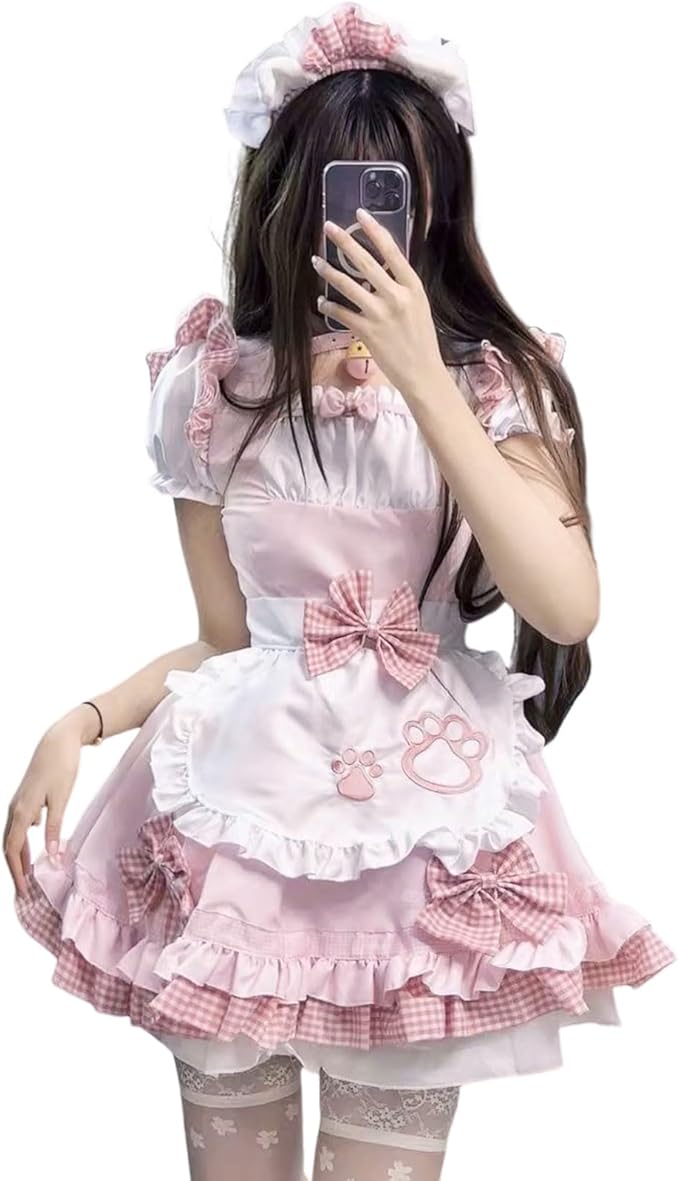 K5355 VOCALOID ボーカロイド 亜北ネル ツバキドレス コスプレ衣装