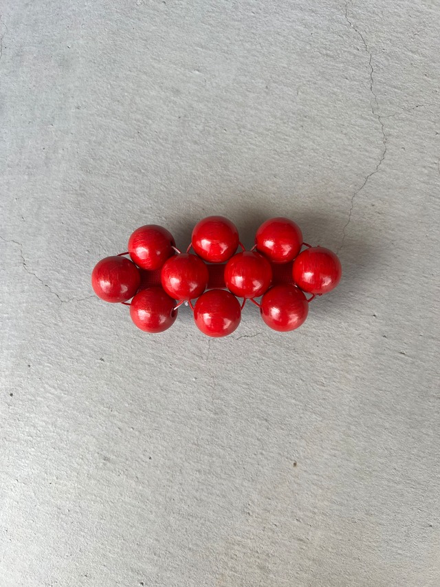 Talina Mori big hairclip-Red