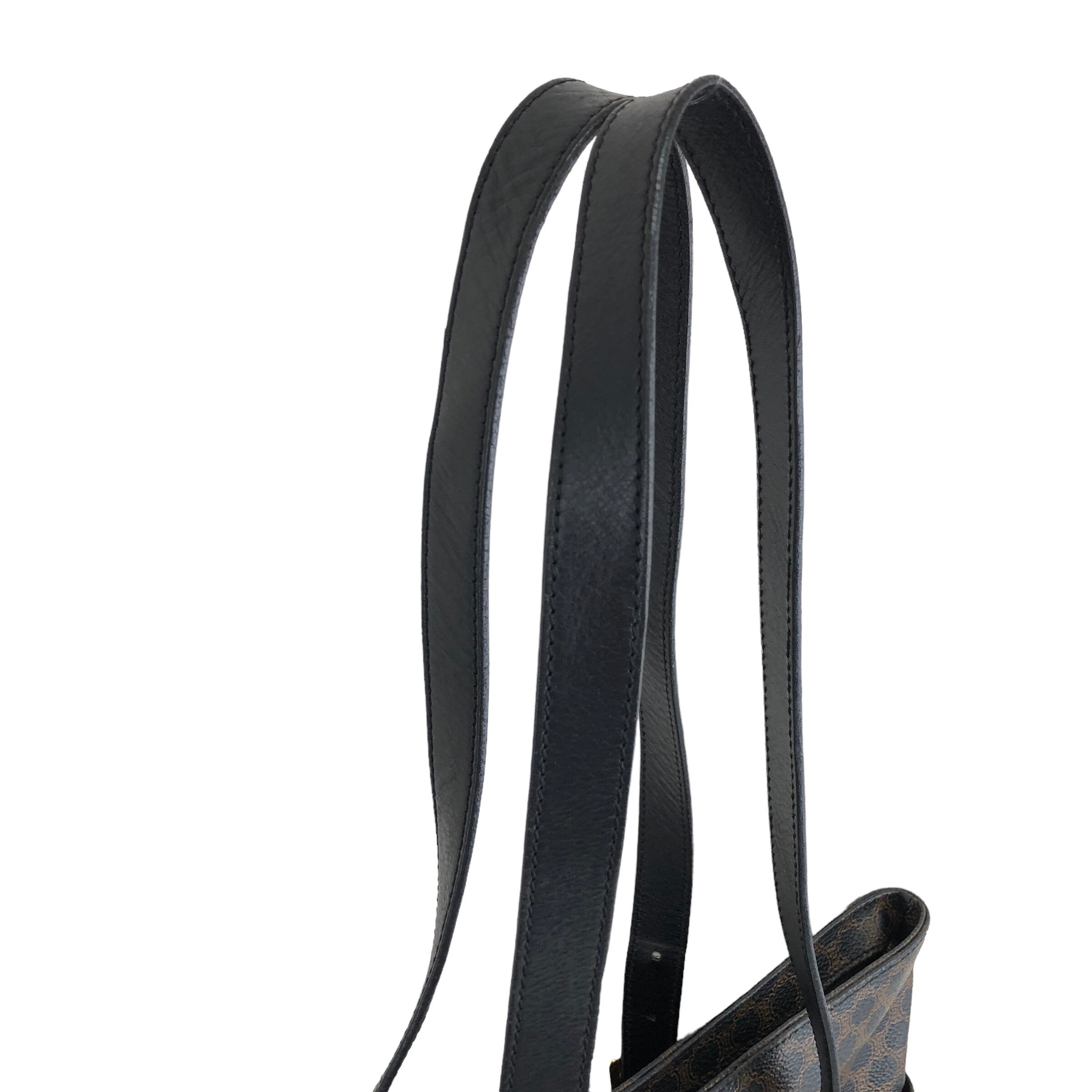 良品　オールドセリーヌ　トートバッグ　ボーダー　マカダム　レザー　PVC 黒 楽天市場】セリーヌ マカダム トートバッグ PVC|レザー ブラック