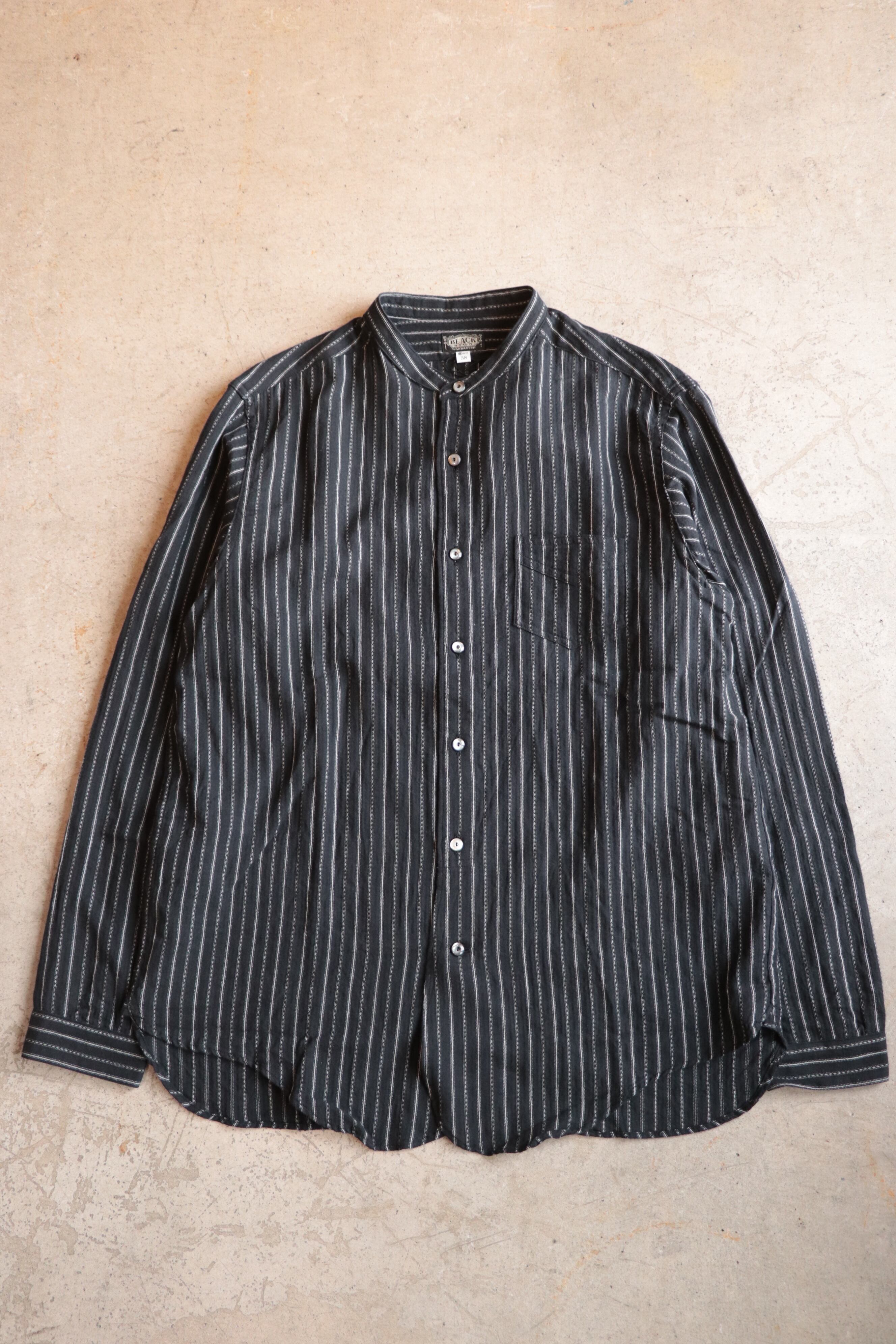 BLACK SIGN/ブラックサイン Antique Cloth Band Collar Immigrant