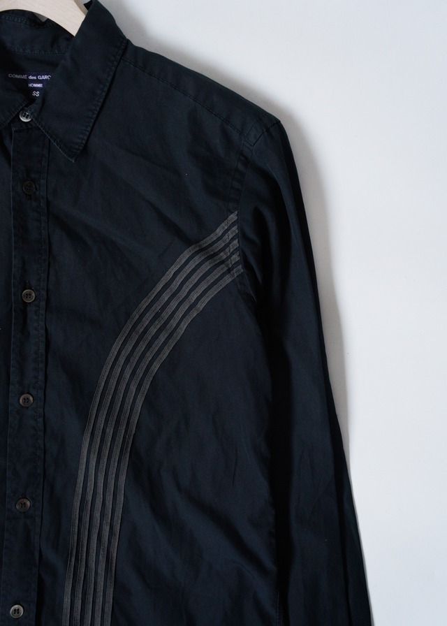 COMME des GARCONS HOMME 07SS cotton piping shirt