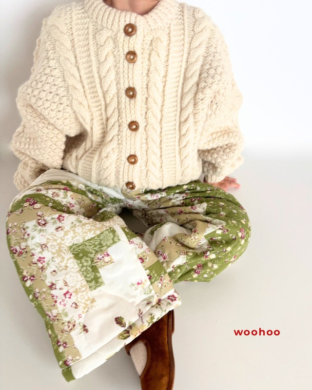 【5-6T】ヴィンテージキルトパンツ