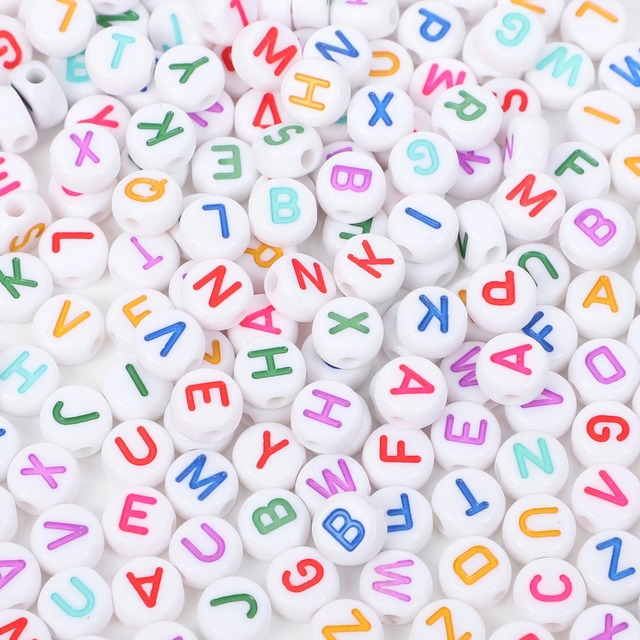 イニシャルビーズ(2個)【B-0050】