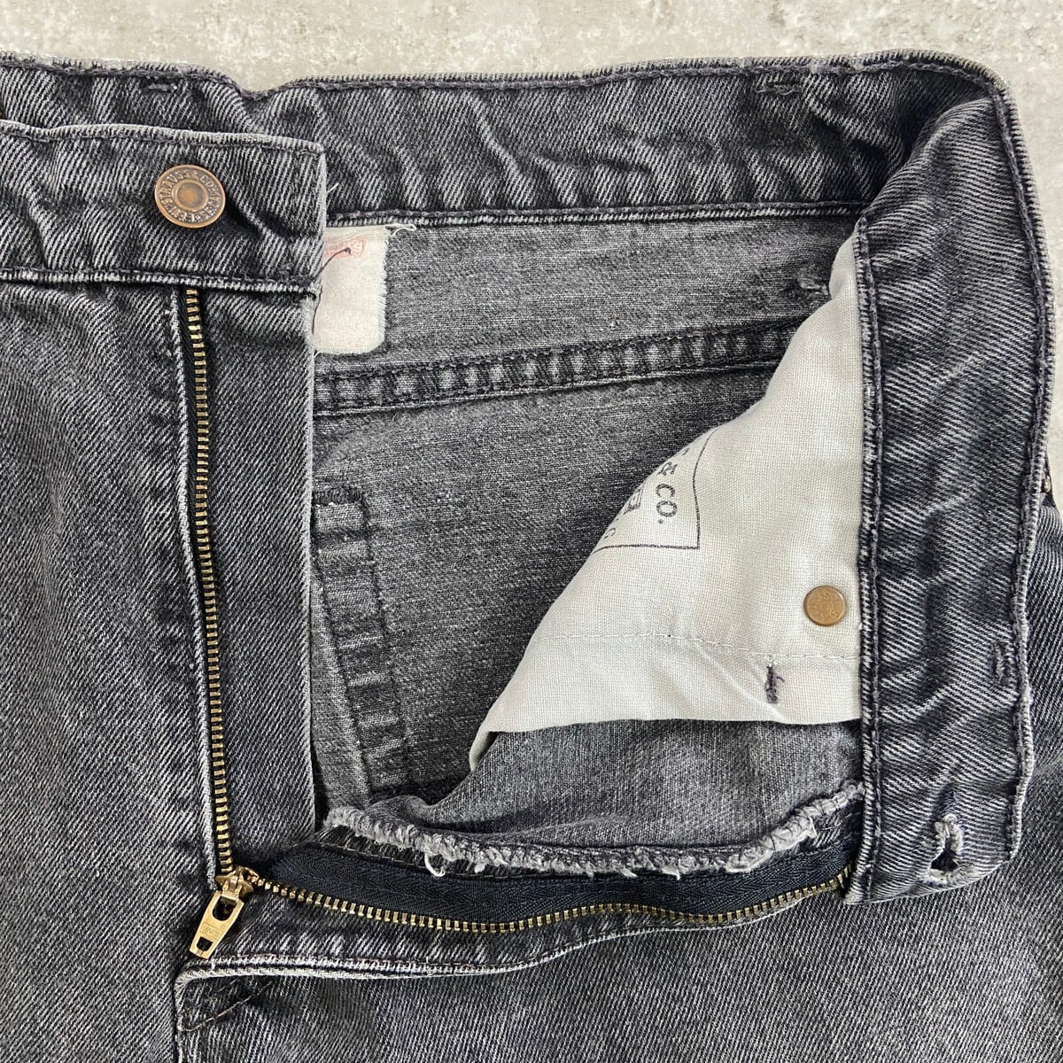 90年代 USA製 Levi's リーバイス 550 テーパード ブラックデニムパンツ