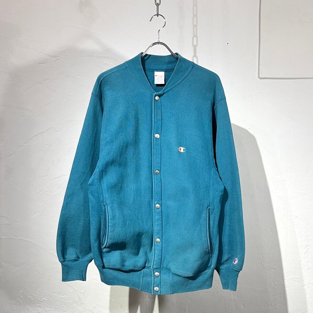 90s Champion Reverse Wave Snap Cardigan USA製