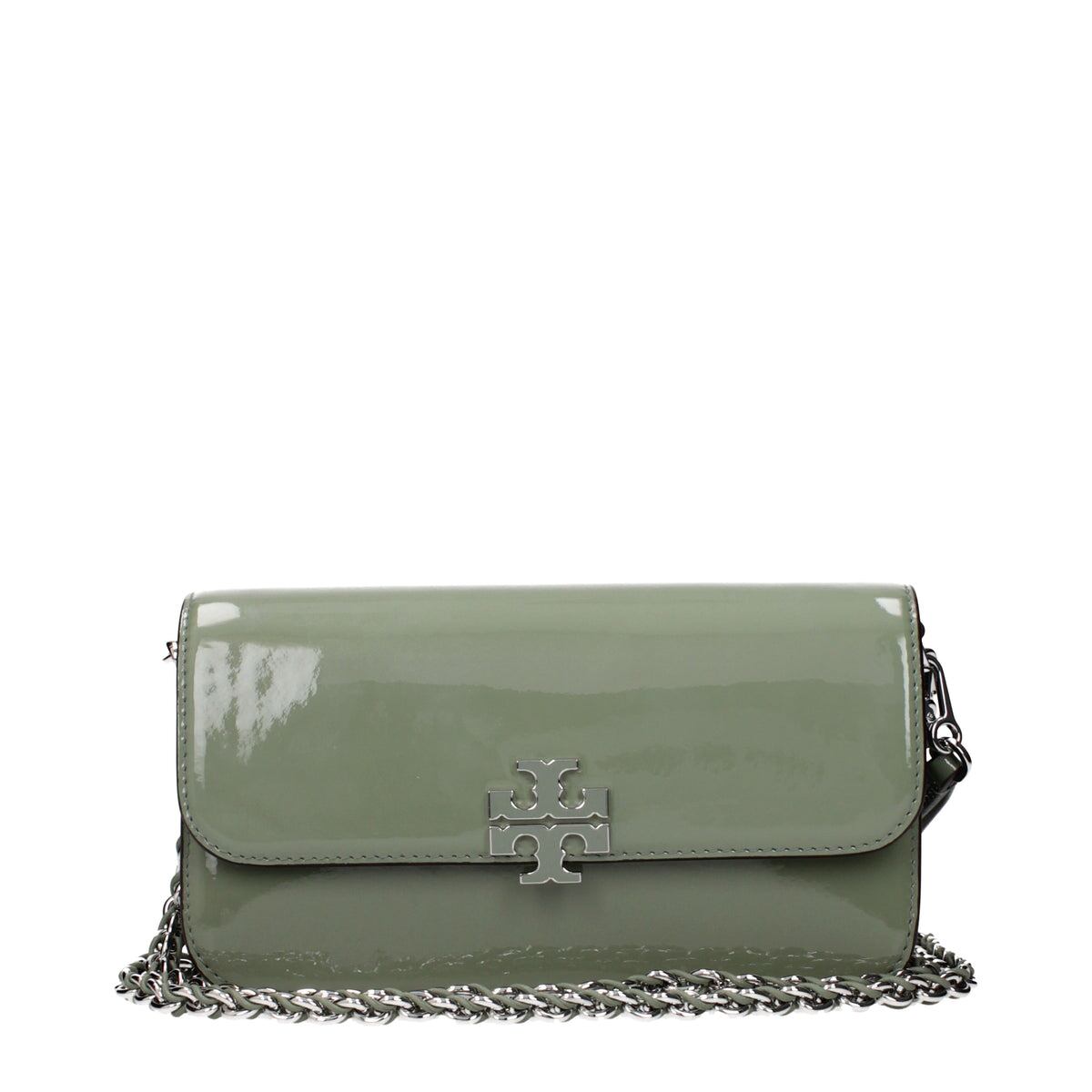 TORY BURCH トリーバーチ レディース ハンドバッグ パテントレザー グリーン