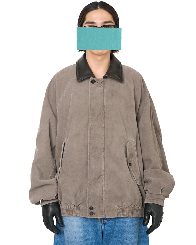ssstein "VINTAGE CORDUROY ZIP JACKET〔TAUPE〕"