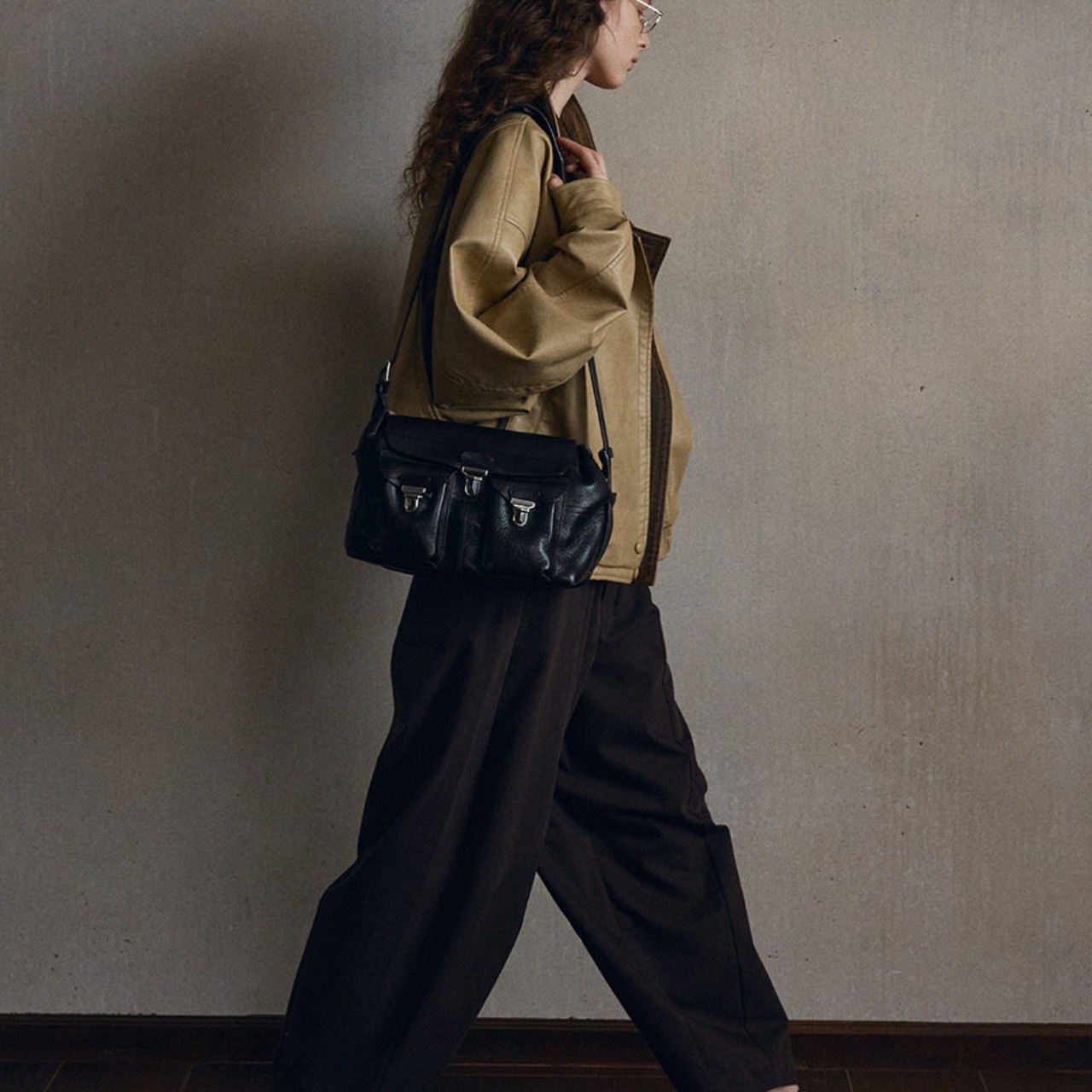 fake Leather Jacket【2color】 T4345