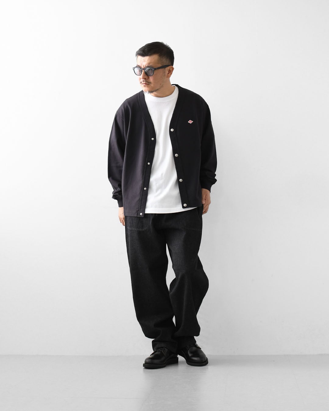 DANTON [ダントン] M COTTON TERRY V-NECK CARDIGAN [DT-C0406CIN
