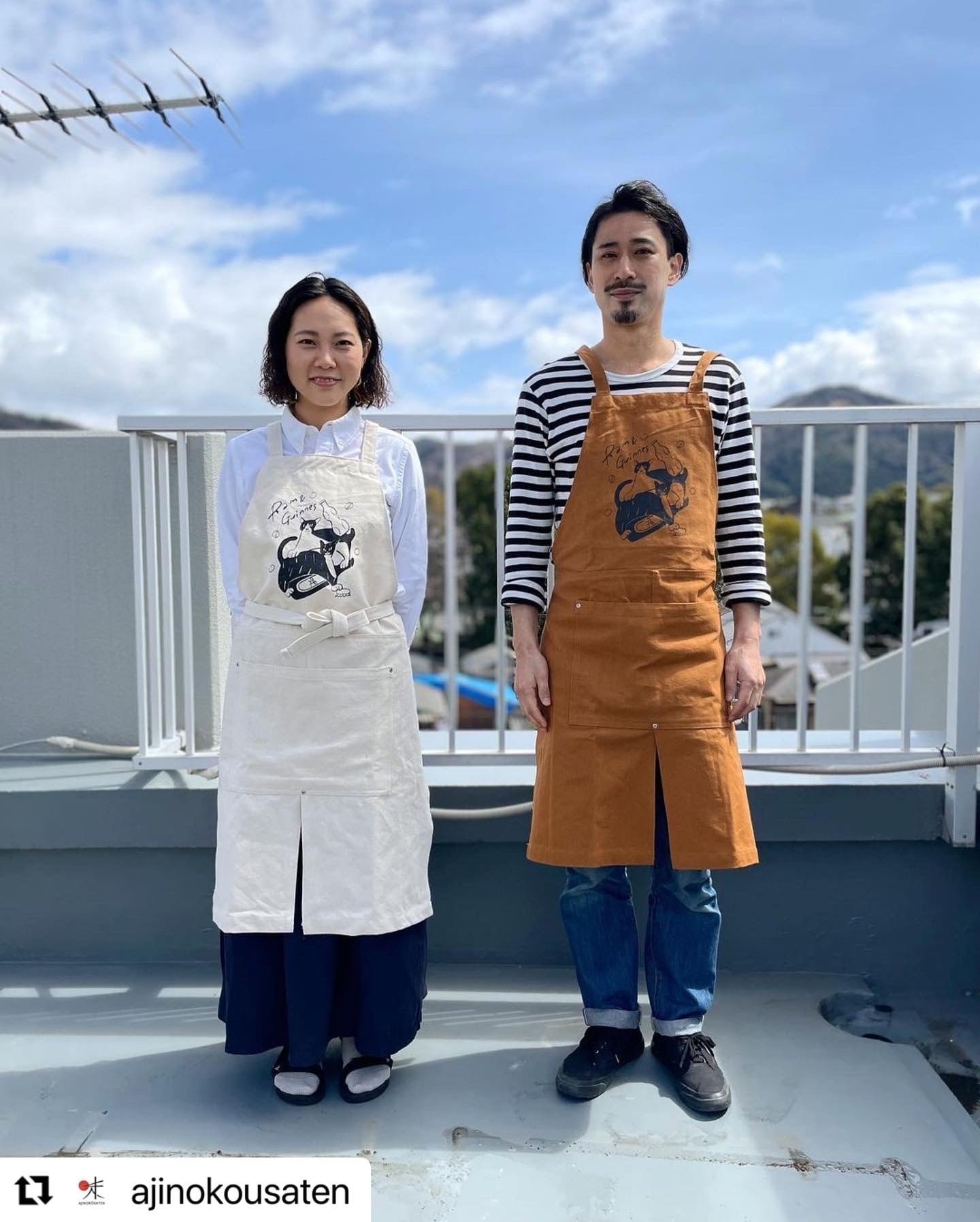 キューンワークエプロン ワークエプロン｜ウサギがいる｜CUNE ONLINE STORE