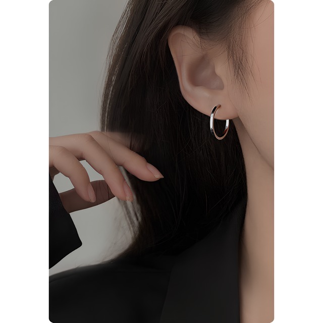 シンプルラウンドイヤリング　BM0183