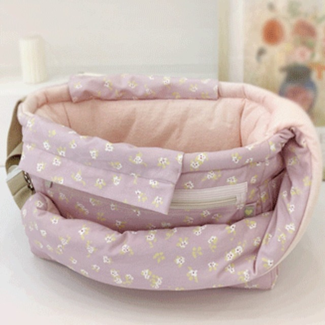 【予約】[hubsch]グルムスリングバッグ（Sサイズ／フラワー）