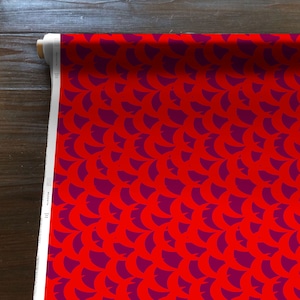MountainWind（赤紫）［100cm×110cm］cotton