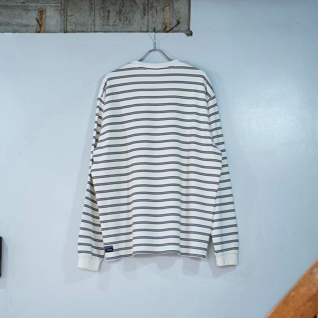 Sand Waterr RESEARCHED TEE LS / COTTON BORDER JERSEY | LIT