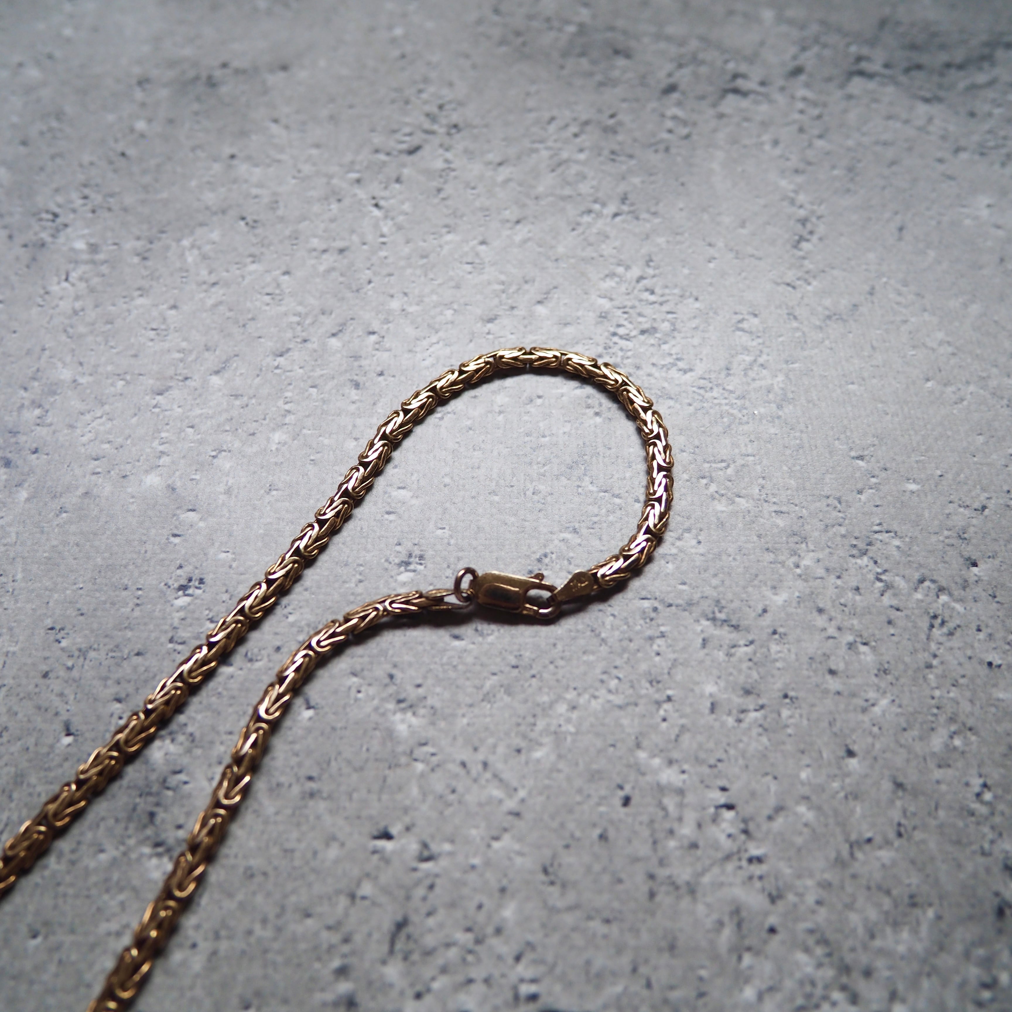 " Made in Italy - Silver 925 " Gold coating vintage Necklace × Bracelet