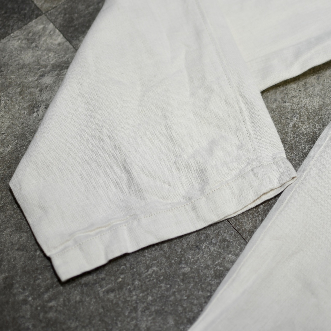 Claiborne linen cotton herringbone twill 2tuck slacks
