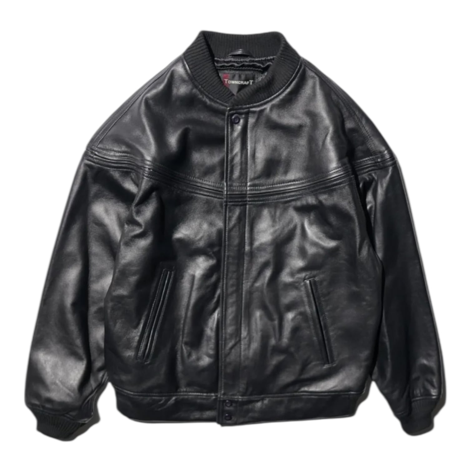 TOWNCRAFT / LEATHER DERBY JACKET Black | 【FLAGS】メンズ