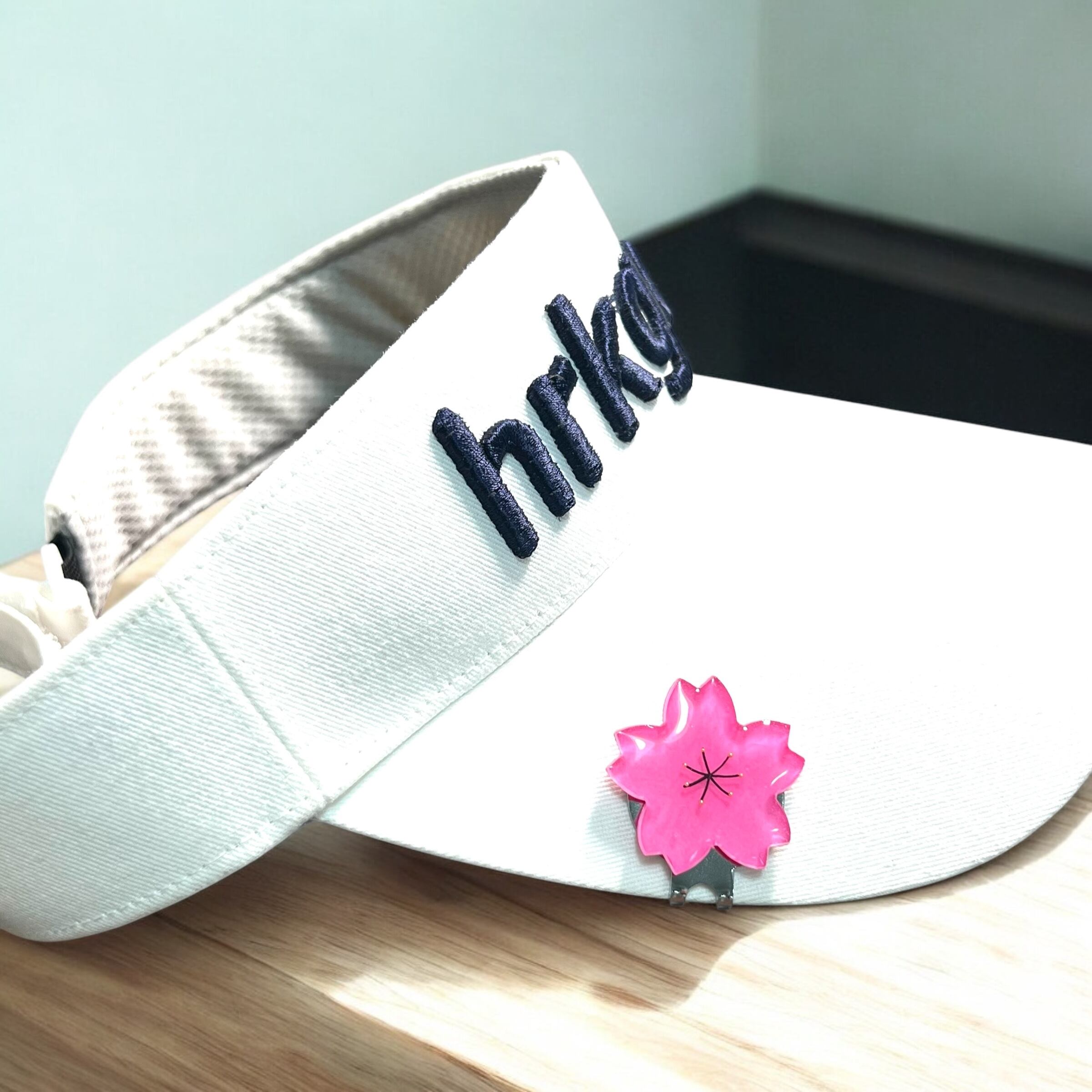 ゴルフマーカー・桜 (マグネットタイプ) | hrkgolf