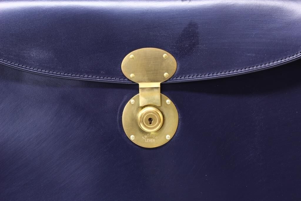Rutherfords / Folio Case with 806 Lock / Navy | UNION WORKS ONLINE