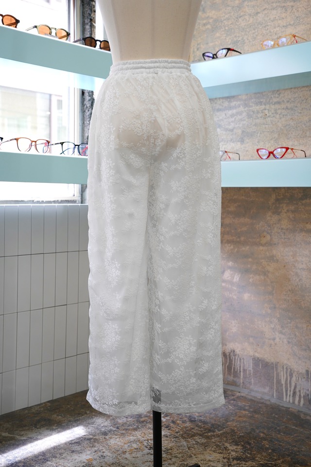 LACE WIDE EASY PANTS