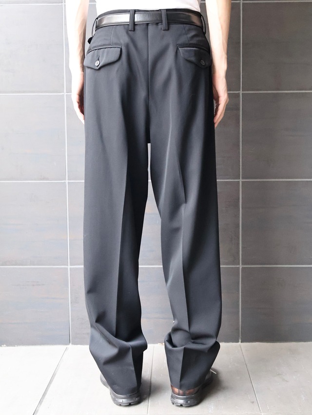【issey miyake men】1 tuck tapered slacks