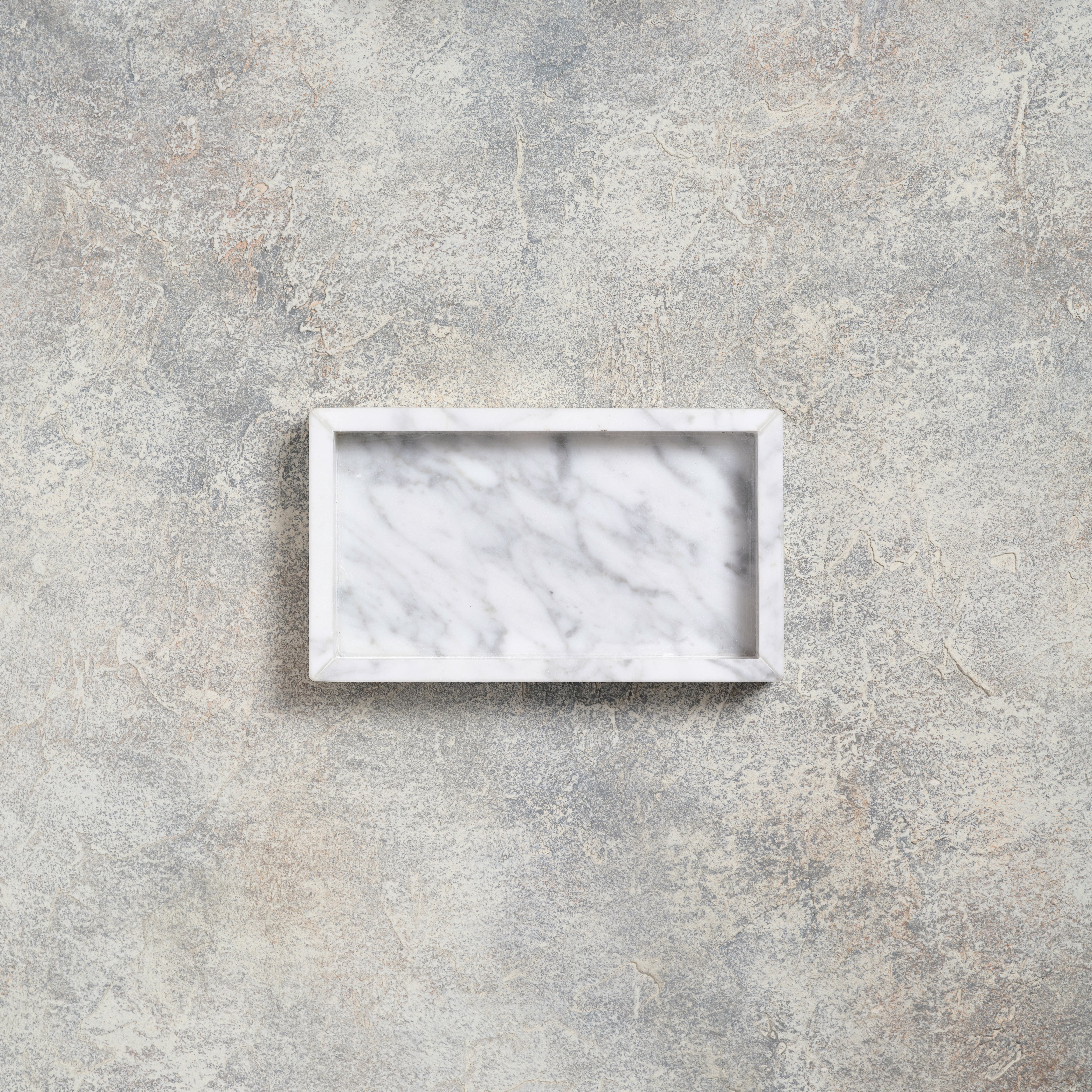 MARBLE TRAY - Bianco Carrara × Small｜大理石トレー | TOME HOME