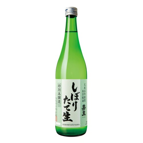 【冬季限定】嘉泉　特別本醸造しぼりたて生酒　720ｍｌ（田村酒造場）