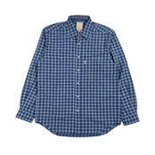 Foxfire フォックスファイヤーチェック柄 長袖 ワークシャツ L/ブルー系 メンズ アウトドア 吸汗速乾