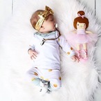 【送料無料！！】ＢＡＢＹ　セットアップ（帽子付き）　ドット柄♡　80㎝～90㎝
