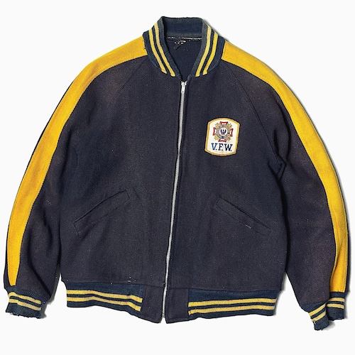 Vintage 50~60’s "V.F.W." Grunge Stadium Jacket