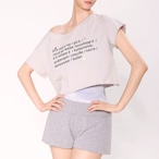 バレエワード クロップドTシャツ 2色展開 L1507