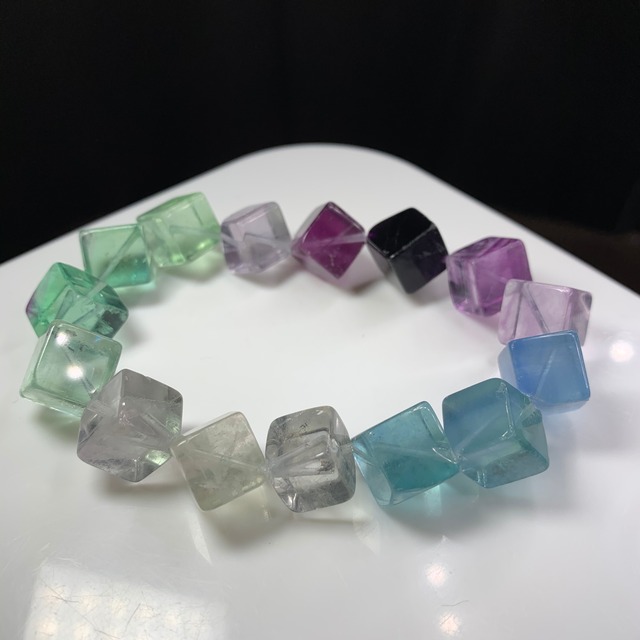 フローライトキューブ(大)グラデーションタイプ✩ブレスレット