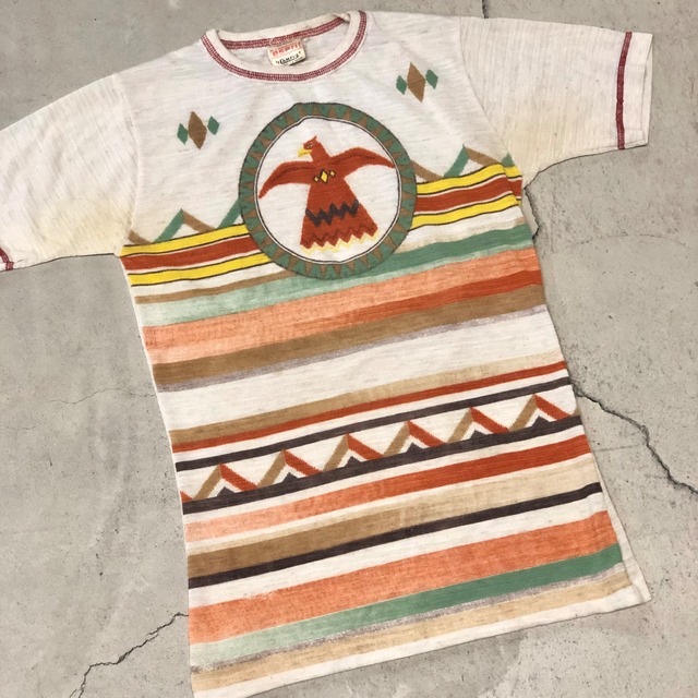 ⊕⊕ CAMPUS TEE 20 USA "ネイティブ柄"