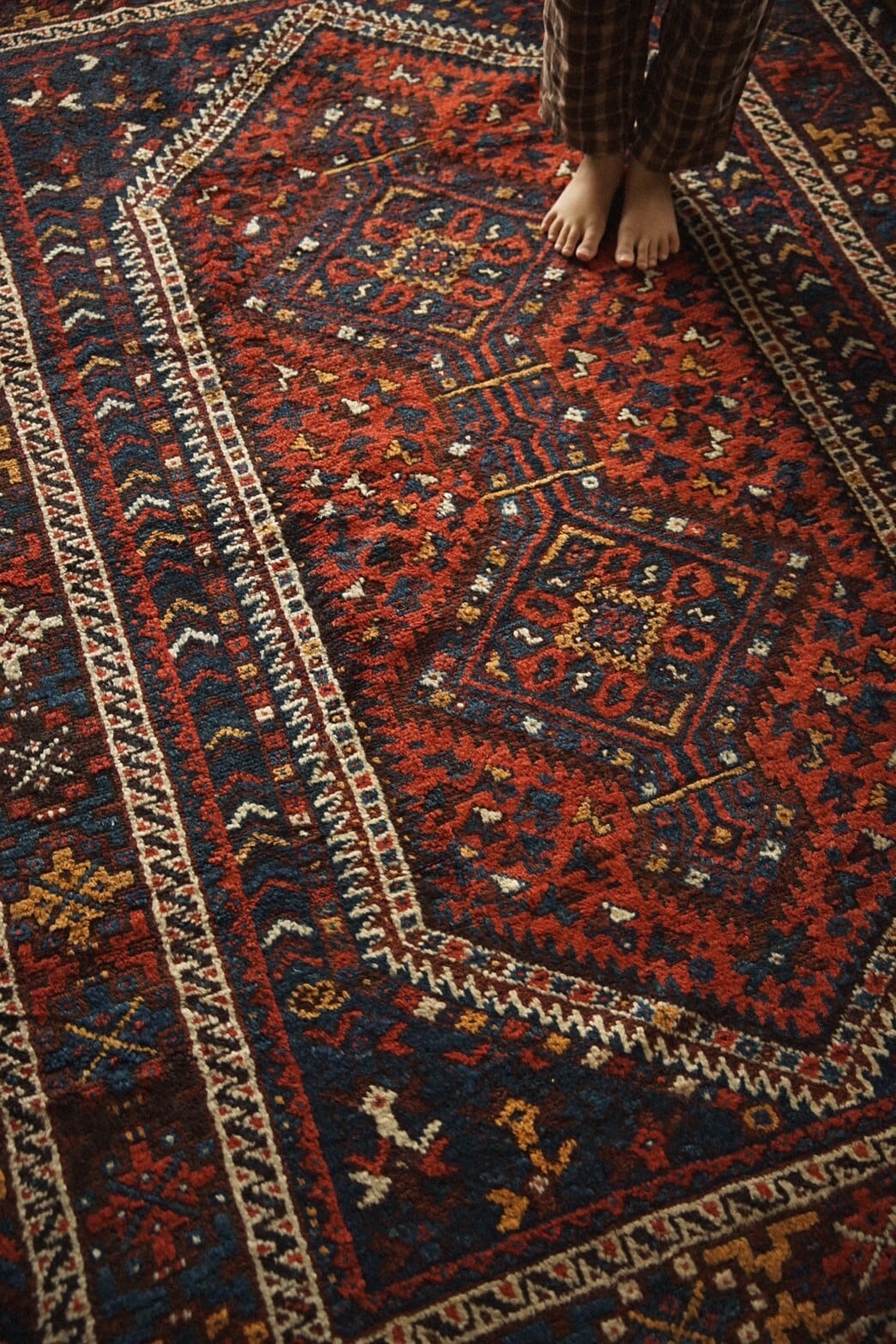 1051 -Semi Antique Khamse rug