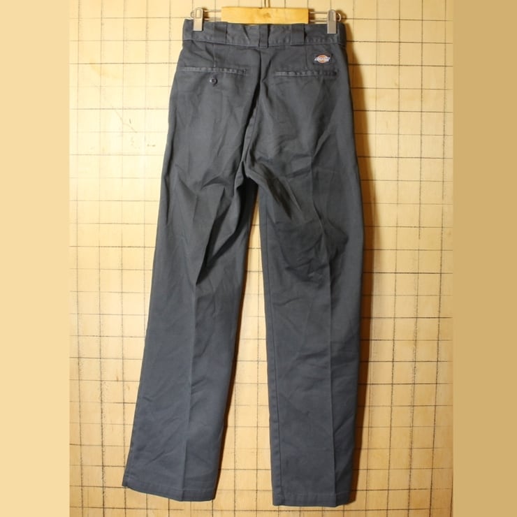 80s 90s USA製 Dickies ディッキーズ 874 ワーク パンツ グレー W28 ...