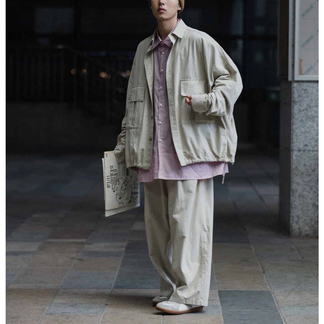 ルーズ ミリタリーシャツジャケット a-0644 | PATH