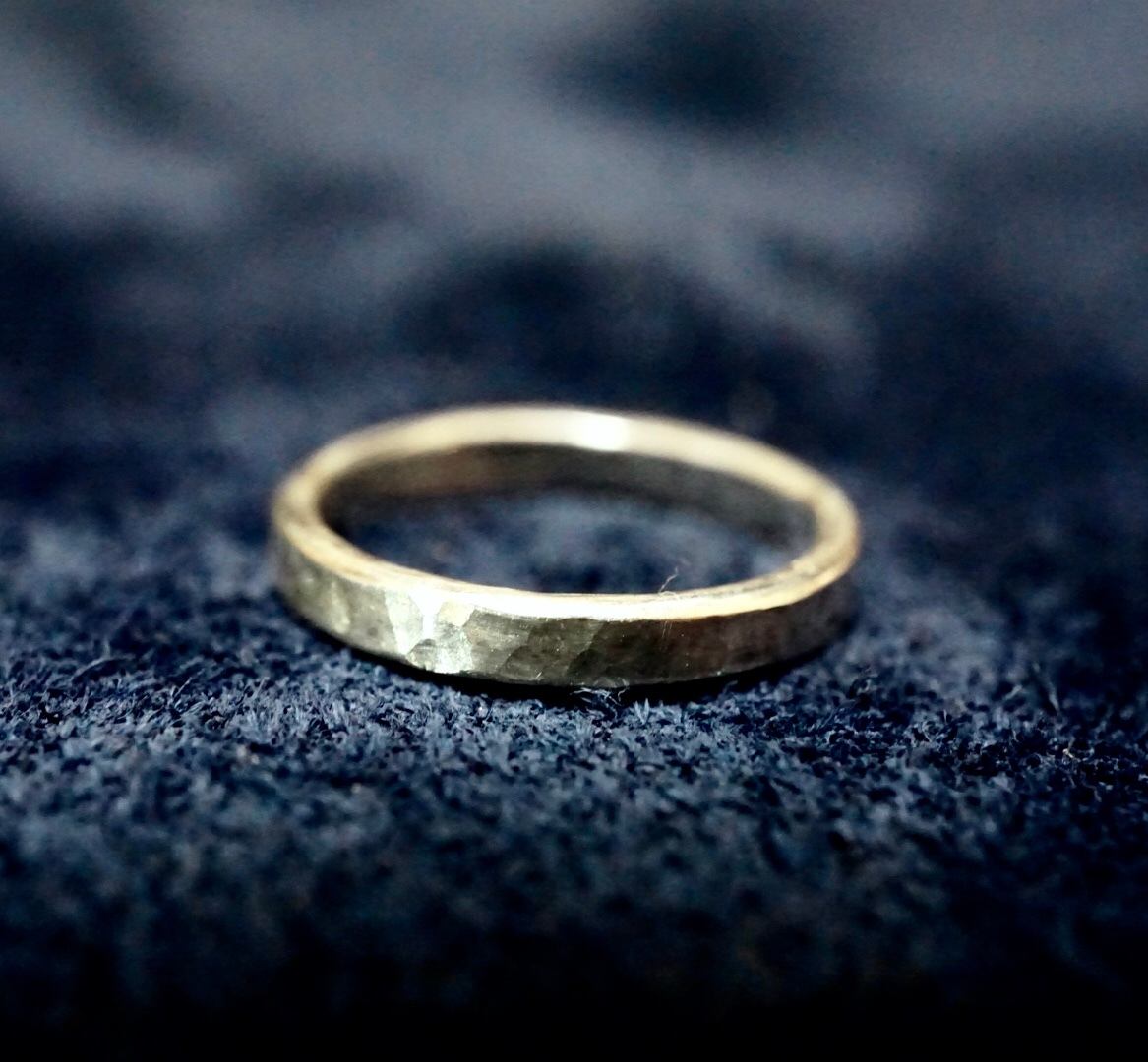 silver 槌目 リング | Heart of Silver 