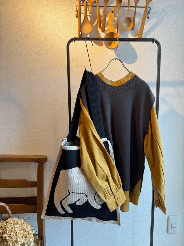 HEAVENLY  コットンサイドスリットベスト