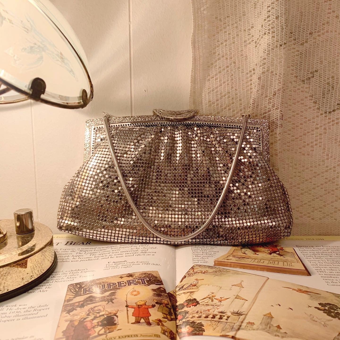 silver party bag / wallet type