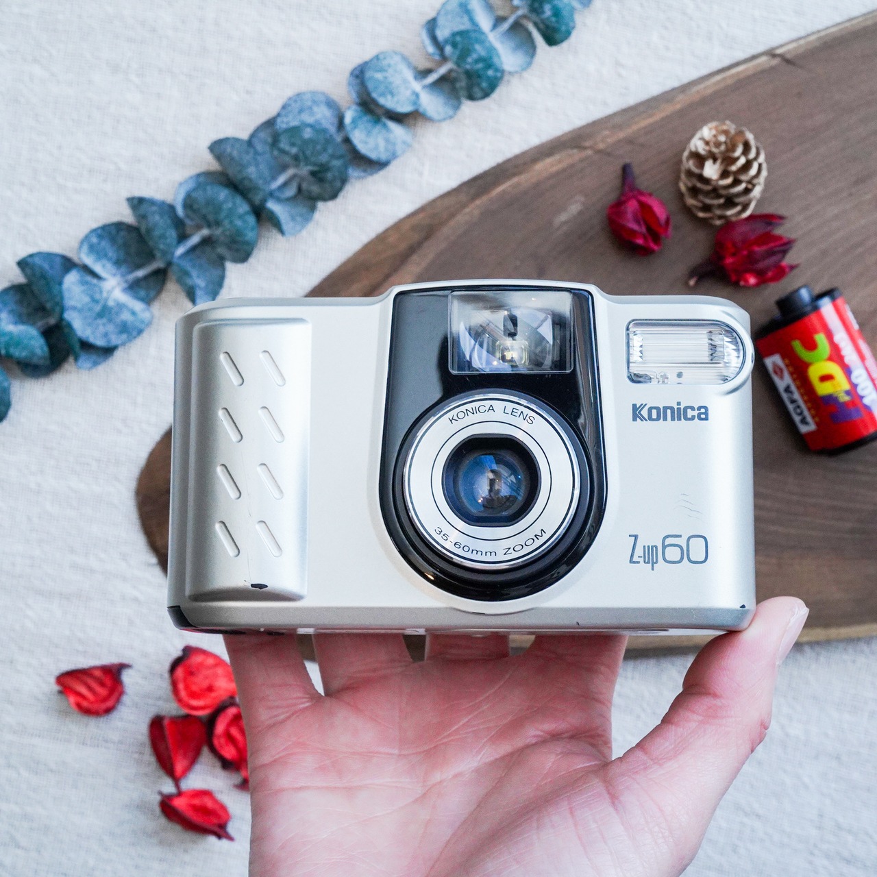 【Konica】 Z-UP 60　スナップ向き 可愛いコンパクトカメラ