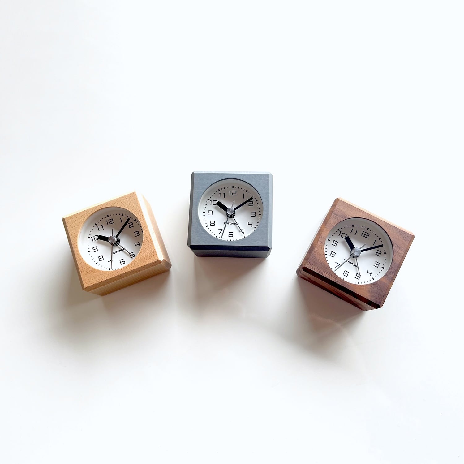 KATOMOKU Alarm Clock 7 ウォールナット km-100WA | 加藤木工株式会社