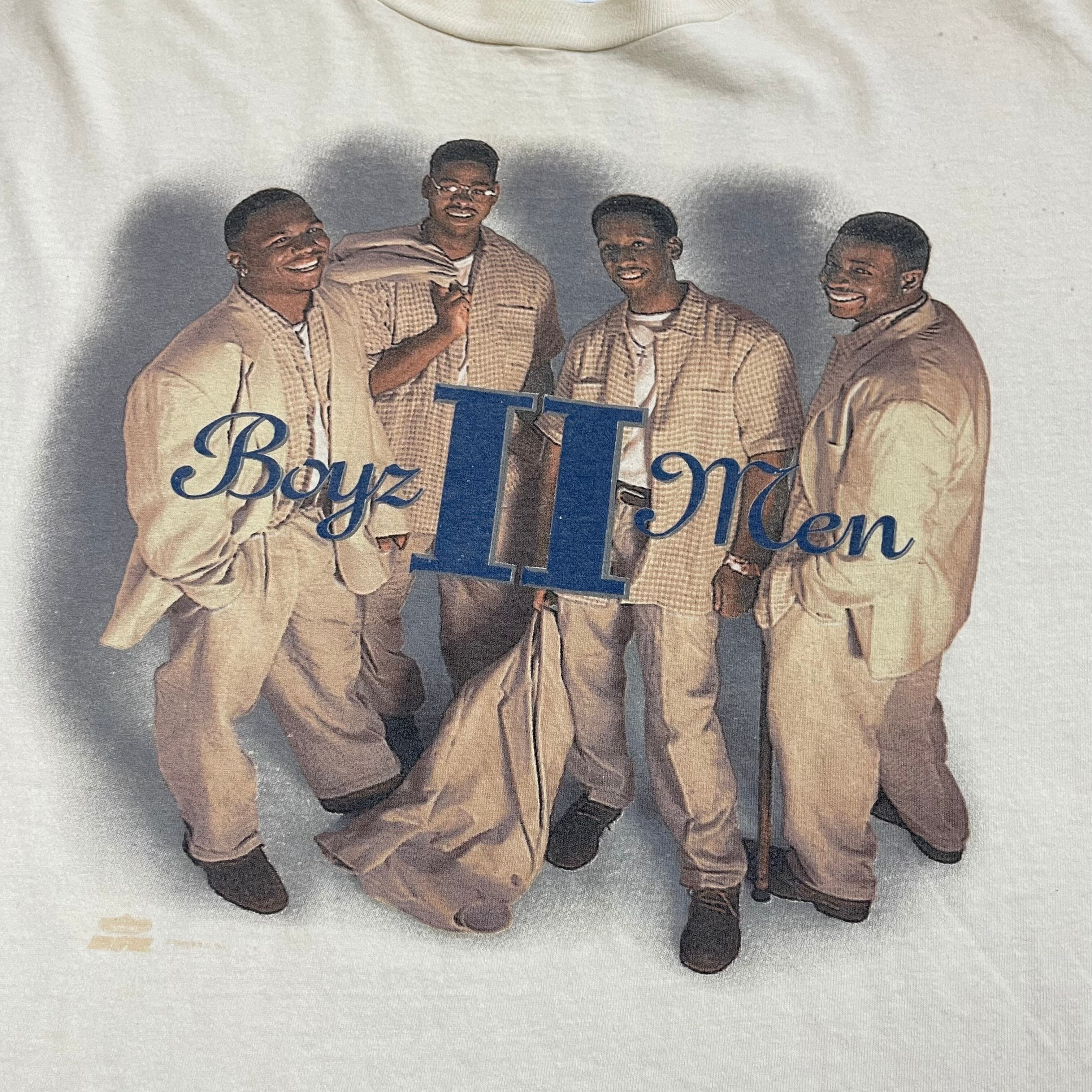 VINTAGE ヴィンテージ 90S Boyz II Men ボーイズIIメンプリント半袖Tシャツ カットソー