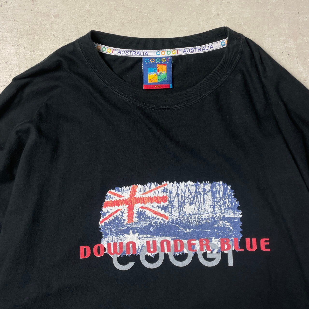 スーパービッグサイズ COOGI クージー ロゴプリント ロングTシャツ 