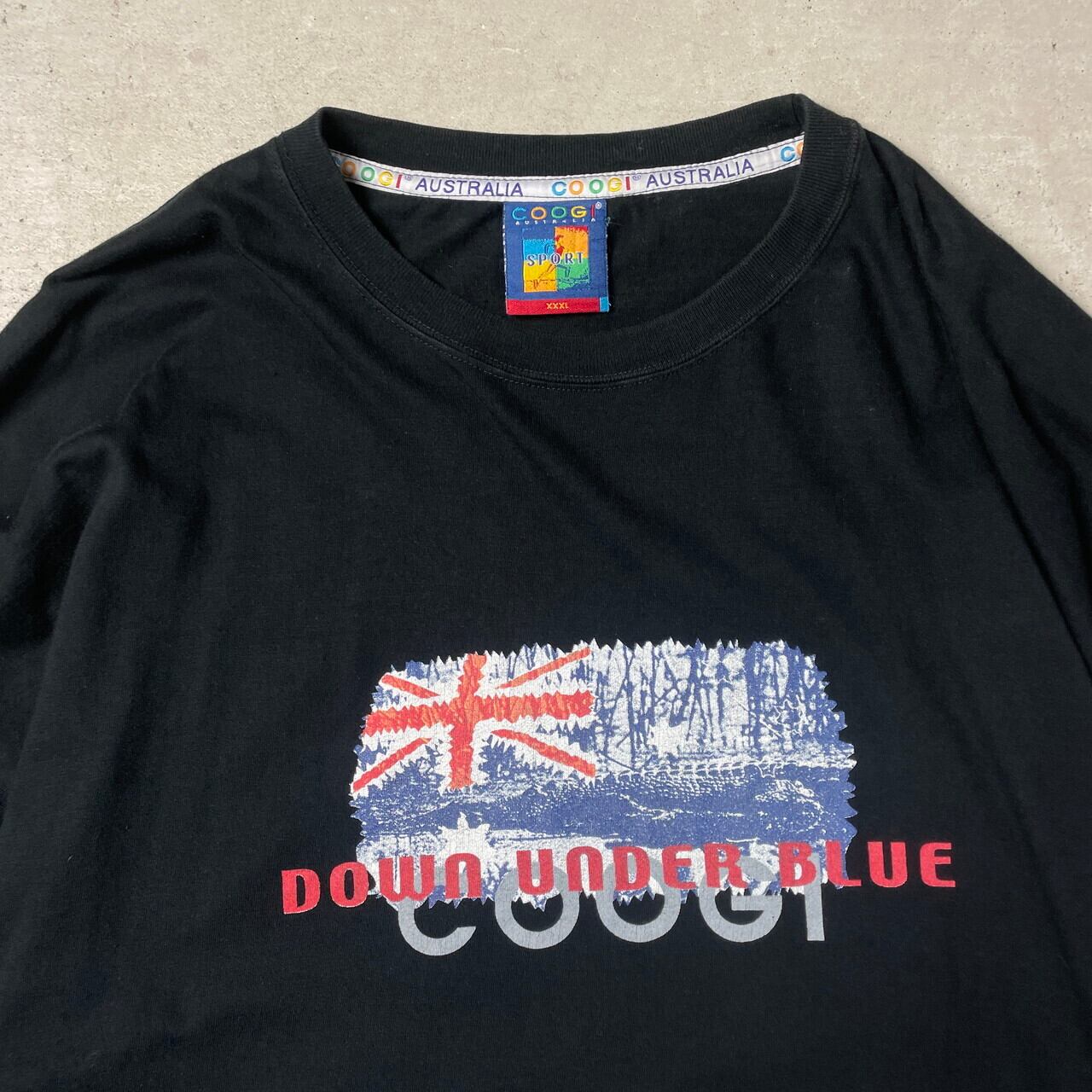 スーパービッグサイズ COOGI クージー ロゴプリント ロングTシャツ 
